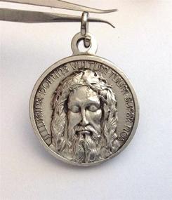 img 3 attached to 🤲 The Holy Face Shroud of Jesus Christ Medal: Authentic Italian Masterpiece Revealed