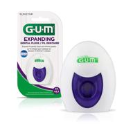 🦷 gum - 2030c dental floss, expanding with 43.3 yards length logo