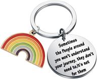 🌈 lgbt rainbow keychain and jewelry - feelmem gay pride gift, lesbian gifts and lgbt pride accessories logo
