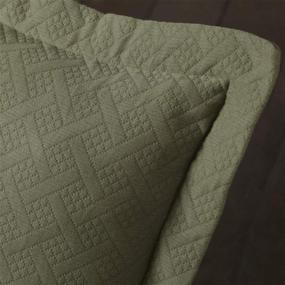 img 2 attached to SUPERIOR Jacquard Matelasse Basketweave Bedspread Bedding