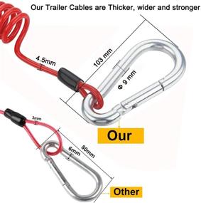 img 3 attached to Breakaway Trailer Stainless Spring Towing