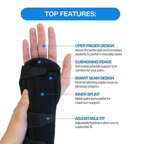 img 3 attached to 🖐️ RMS Wrist Brace: Reliable Support for Left and Right Wrist Pain