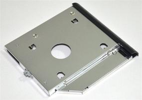 img 3 attached to 💾 DY-tech 2nd HDD SSD Hard Drive Enclosure Caddy with Faceplate Bezels & Mounting Bracket for Dell Latitude E5520 E5420