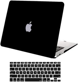 img 4 attached to 🖥️ MOSISO MacBook Air 13 inch Case (2010-2017 Release) - Hard Shell Cover & Keyboard Skin in Black