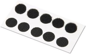 img 1 attached to 🔘 VELCRO Brand Sticky-Back Fasteners, 3/4-Inch Black Coins, 200/BX