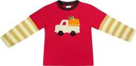 boutique little thanksgiving turkey stripes boys' clothing for tops, tees & shirts logo