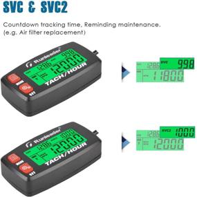 img 2 attached to Сменная кнопка технического обслуживания тахометра Runleader Red