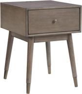 🔌 seo-optimized: ashley paulrich mid century accent table with usb ports in grayish brown logo