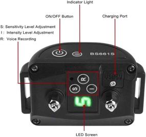 img 2 attached to 🐶 Rechargeable Anti Shock Training Collar with Adjustable Sensitivity Level - Pet Fence No Bark Collar