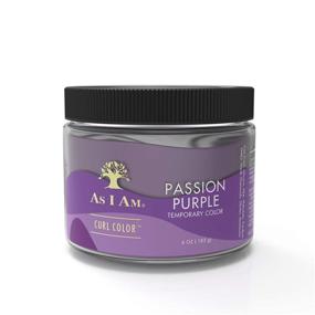 img 1 attached to 🌈 As I Am Curl Color - Passion Purple - 6 oz - Color and Curling Gel - Temporary Color - Vegan and Cruelty-Free