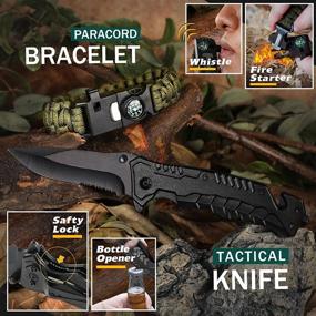 img 2 attached to Ultimate 14-in-1 Survival Kit: Ideal Gifts for Men – Dad, Husband, Boyfriend! Essential Gear for Fishing, Hunting, Camping. Perfect Stocking Stuffers for Christmas and Birthdays. Cool Gadgets for Him!