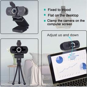 img 1 attached to 🎥 DoHonest P11- 1080P HD Webcam: USB Plug and Play Laptop/Desktop Camera with Built-in Mic and Flexible Rotatable Clip - Ideal for Video Calling and Computer Communication