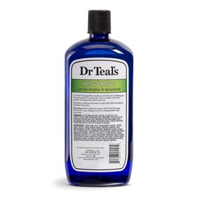 img 3 attached to 🛀 34 унции Пенящаяся ванна Dr. Teal's с эвкалиптовым и мятным ароматом (с магнезиевой солью)