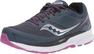 saucony women's echelon 8 running shoe: maximum comfort and performance for female runners logo