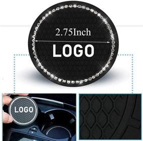 img 3 attached to WENCHAO Car Interior Accessories For Cup Holder Insert Coaster - Silicone Anti Slip Cup Mat For Honda CR-V CRV Pilot EX EX-L Touring Accord Civic Pilot (Set Of 2