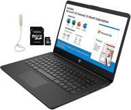 💻 hp stream 14" non-touch laptop, intel celeron n4020, 4gb ddr4, 64gb emmc storage, windows 10 s with office 365 personal for one year - online class ready, bundled with tsbeau 16gb micro sd card & led light logo