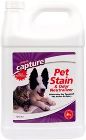 img 4 attached to Pet Stain & Odor Neutralizer - Multi-Surface Pet Stain Remover: Carpets, Wood, Leather, Rugs, Beds, Couches, Cars, Upholstery, Clothes, Curtains, Walls, Floors, Concrete