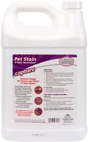 img 2 attached to Pet Stain & Odor Neutralizer - Multi-Surface Pet Stain Remover: Carpets, Wood, Leather, Rugs, Beds, Couches, Cars, Upholstery, Clothes, Curtains, Walls, Floors, Concrete