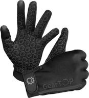 🧤 geartop lightweight sports gloves with touchscreen fingers for cold weather - ideal glove liners for women - mens black gloves for touchscreen use - driving gloves for women логотип