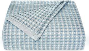 img 4 attached to Zenssia 100% Cotton Waffle Weave Blanket - Soft, Breathable & Comfortable Thermal Home Décor Blanket 🛏️ for All Seasons - Ideal for Beds, Couches, Sofas - Twin Size (60 x 90 inches), Blue