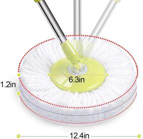 img 1 attached to Replacement Microfibers Universal Anti Abrasive Scratch Round