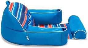 img 2 attached to Cozy Up in Style: Big Joe Lazy Lounger with an Alluring Blurred Americana Design