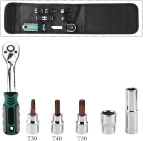 img 4 attached to Drimfly Wrangler Torx Tool Kit: Effortless Installation & Removal for Jeep Wrangler Tops and Doors