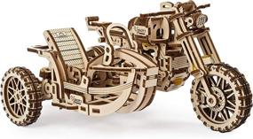 img 4 attached to 🧩 Scrambler Motorcycle Sidecar Puzzles by UGEARS