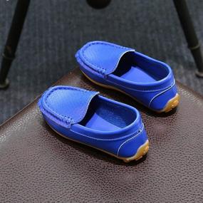 img 2 attached to YWPENGCAI Children Loafers Sneakers Moccasins Boys' Shoes at Loafers