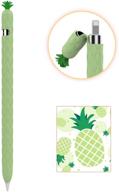 ahastyle ipencil case sleeve cute fruit design silicone soft protective cover accessories compatible with apple pencil 1st generation(avocado green) logo