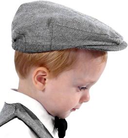 img 2 attached to 🧢 Stylish Kids Tweed Beret: Trendy Boys' Accessory for Fashion-forward Ensembles