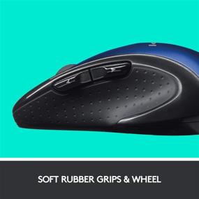 img 2 attached to Logitech M510 Blue Wireless Mouse with USB 🖱️ Unifying Receiver - Comfortable Shape, Back/Forward Buttons and Side-to-Side Scrolling