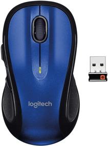 img 4 attached to Logitech M510 Blue Wireless Mouse with USB 🖱️ Unifying Receiver - Comfortable Shape, Back/Forward Buttons and Side-to-Side Scrolling