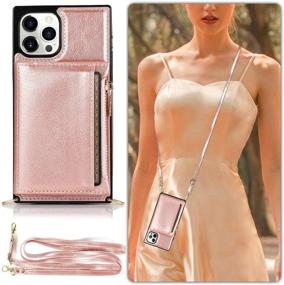 img 4 attached to LUVI Compatible Crossbody Kickstand Protection Cell Phones & Accessories for Cases, Holsters & Clips