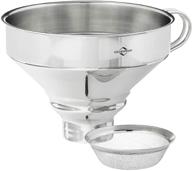 küchenprofi 18/10 stainless steel funnel with filter: efficient kitchen must-have! logo