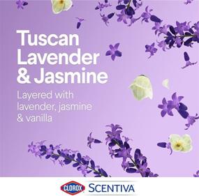 img 2 attached to 🧼 Clorox Scentiva Disinfecting Wet Mop Pads, Tuscan Lavender & Jasmine - 24 Count, 2 Pack (Package May Vary)