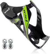 wiel full carbon fiber bicycle bike light drink water bottle holder cage logo