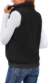 img 1 attached to 🧥 ReachMe Women's Sleeveless Pockets Outerwear - Coats, Jackets & Vests for Women's Clothing