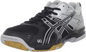 img 4 attached to 🏐 ASICS GEL Rocket Volleyball: Dominant Black and Silver Design for Enhanced Performance.