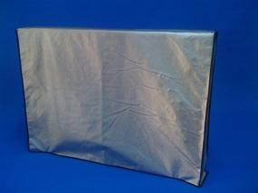 img 2 attached to 📺 Outdoor-friendly Vinyl Padded Dust Covers for Large 37" Flat Screen TVs: Perfect for All-Weather Protection