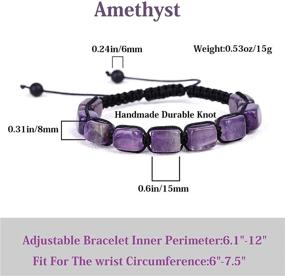 img 3 attached to 📿 Authentic 7 Chakra Adjustable Bracelets for Women and Men, Crystal Healing Stones Bracelets, Supernatural Reiki Stones Bead Bracelets, Natural Stone Braided Bracelets