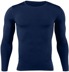 img 3 attached to 🔥 Stay Cozy All Winter: Ultra-Soft Thermal Underwear Men's Long Johns Set with Fleece Lined Base Layer for Skiing & Cold Weather