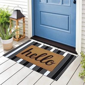 img 3 attached to SKYDECOR Hand Woven Doormats Farmhouse Entryway