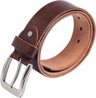 👞 timeless style: genuine leather casual antique buckle - elevate your outfit! logo