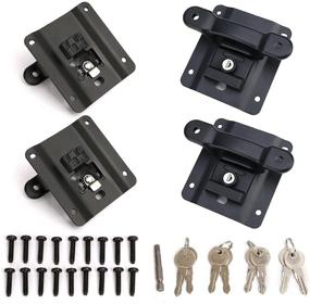 img 4 attached to BEJIAOFLY 4 шт. F150 F250 F350 Boxlink Tie Down Anchors со вставками от кражи - конечное решение для фиксации грузов в кузове (2015-2021)