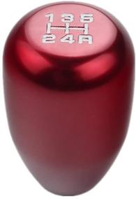 img 4 attached to 🔴 DEWHEL Red Aluminum Manual Shift Knob - M10x1.25 Screw On - 5-Speed