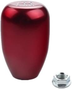 img 3 attached to 🔴 DEWHEL Red Aluminum Manual Shift Knob - M10x1.25 Screw On - 5-Speed