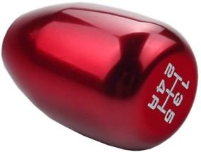 img 2 attached to 🔴 DEWHEL Red Aluminum Manual Shift Knob - M10x1.25 Screw On - 5-Speed