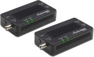 🎮 enhanced streaming and gaming: actiontec screenbeam moca 2.5 network adapter for ethernet over coax (2 pack) - 1 gbps ethernet, coax to ethernet adapter (model: ecb6250k02) logo