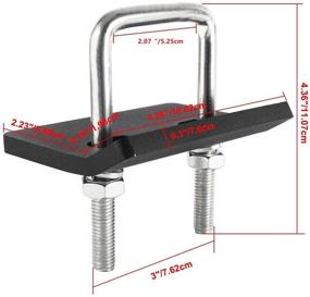 img 1 attached to YaeMarine Tightener Anti Rattle Stabilizer Hitches